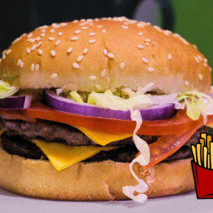 MENU DOUBLE BEEF BURGER