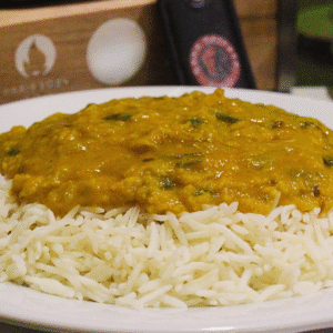 Lentilles avec riz au choix