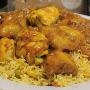 Poulet Curry avec riz au choix